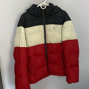 Tommy Hilfiger men’s small USA puffer jacket